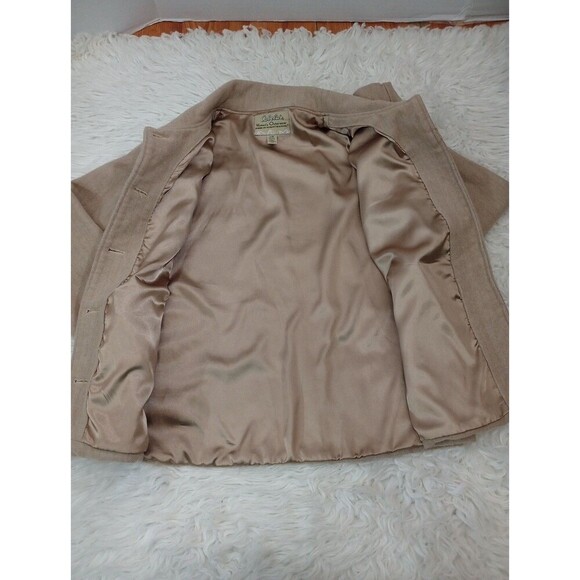 Womens Cabela's Blazer/Jacket Coat wool blend Size L  Brown beige - Picture 8 of 16